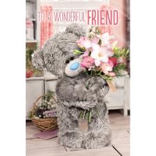 3D Holographic Friend Birthday Me to You Bear Card Image Preview